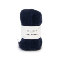 SILKY MOHAIR 107 Nacht blauw 25