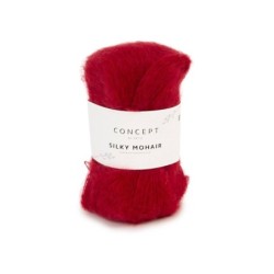 SILKY MOHAIR 112 Karmijn 25