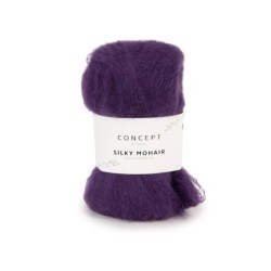 SILKY MOHAIR 115 Paars 25