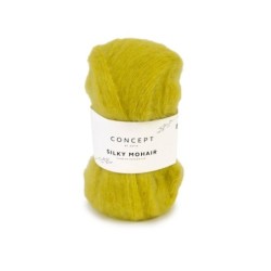 SILKY MOHAIR 119 Citroengeel 25