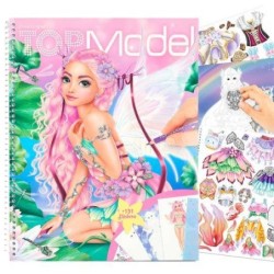 Create your TOPModel kleurboek met stickers Fantas