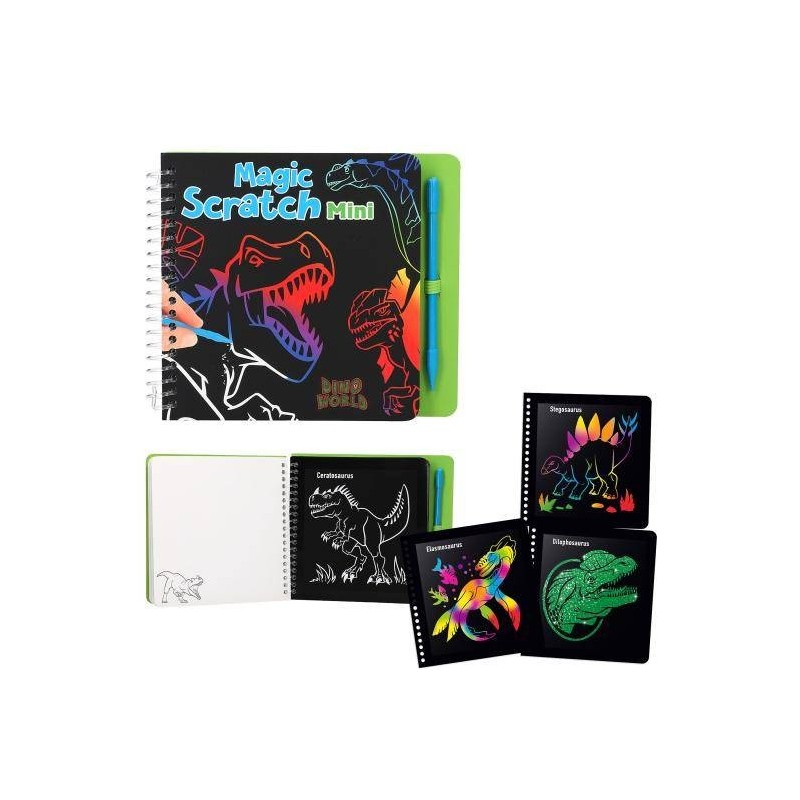 Dino World  mini Magic Scratch boek