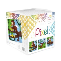 Pixel mosaic set kubus  aapjes  29004