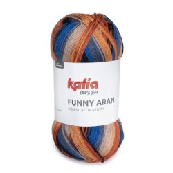 FUNNY ARAN 300 azules/naranjas 400