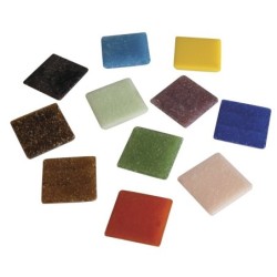Mozaiekstenen 2cm assortiment  1 kgr